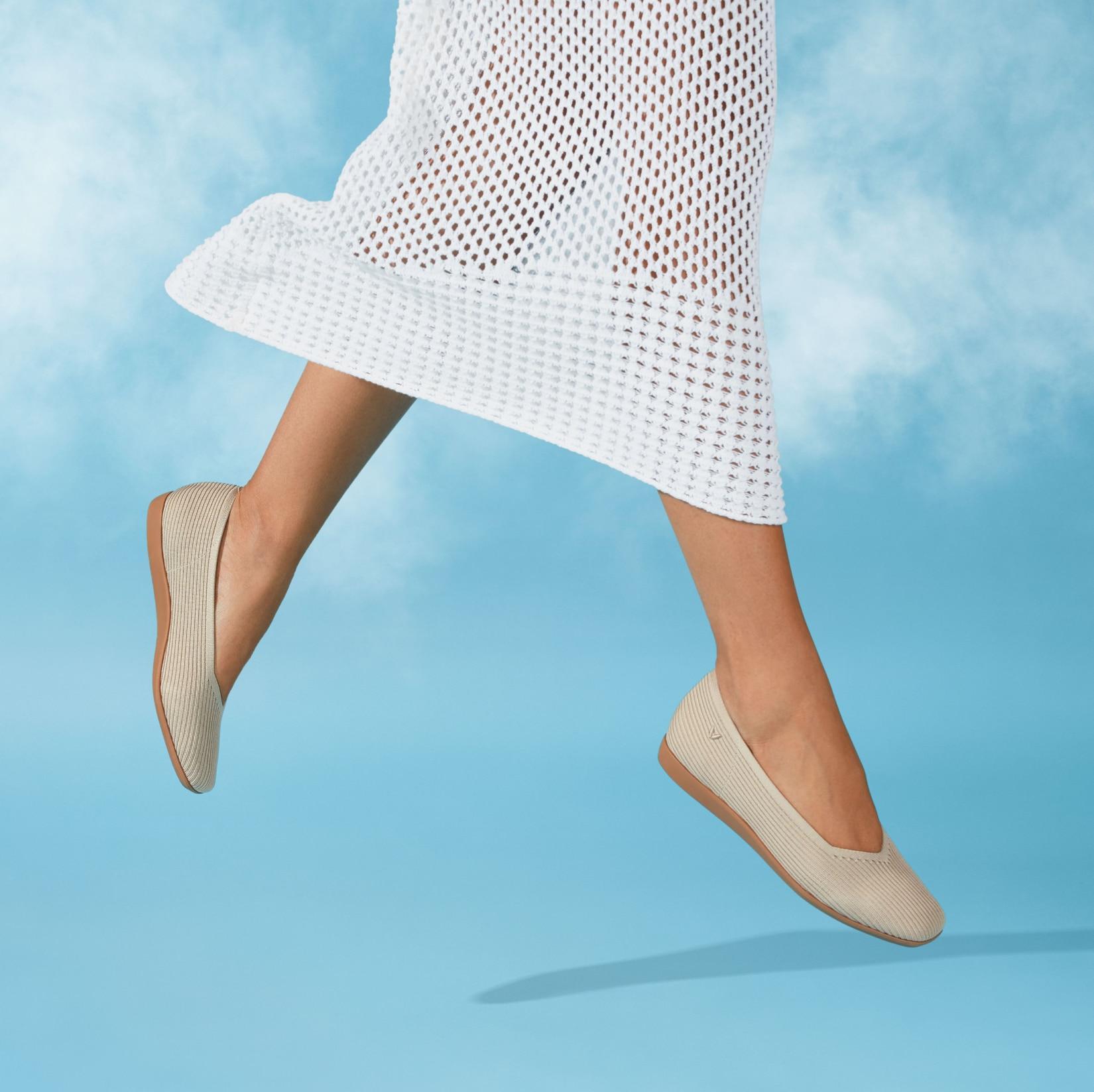 Lightweight Square-Toe V-Cut Flats (Margot Walker) Product Image