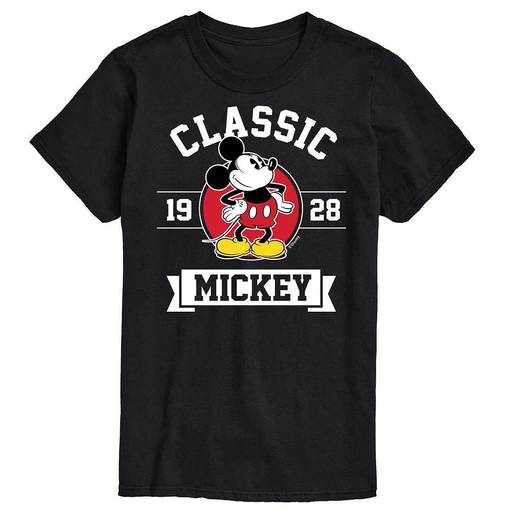 Disney's Mickey Mouse Men's Classic 1928 Graphic Tee, Size: Medium, Black Product Image