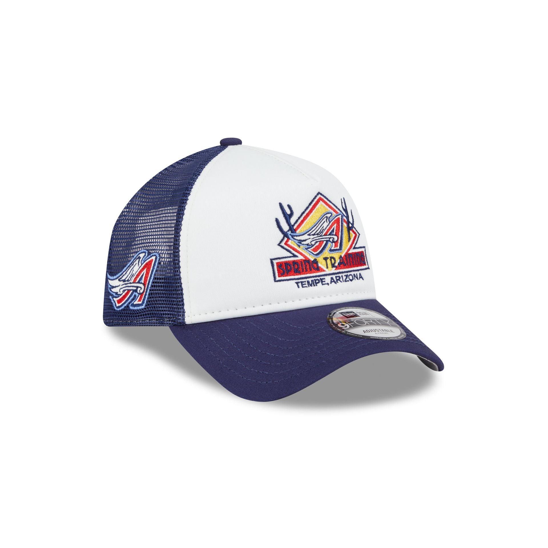 Los Angeles Angels Spring Training 9FORTY A-Frame Trucker Hat Male Product Image