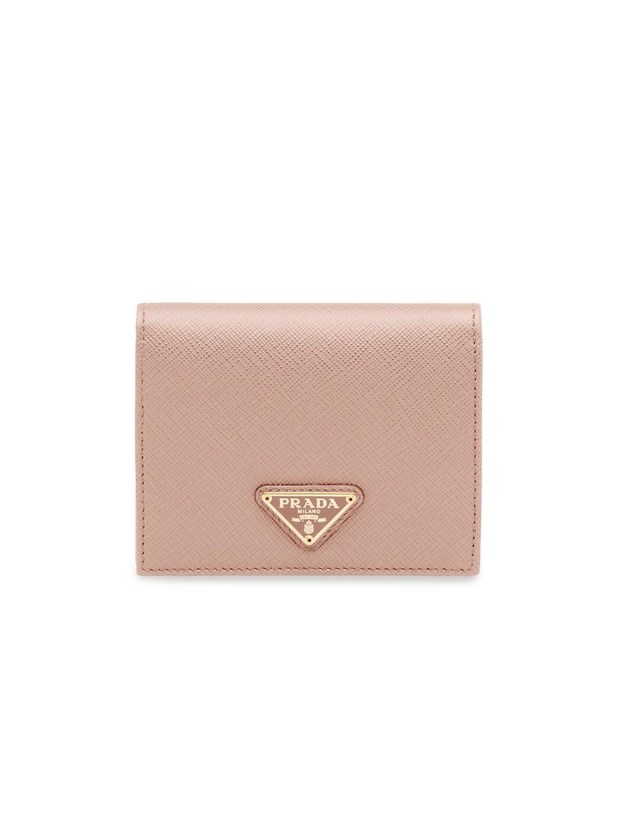 Womens Small Saffiano Leather Wallet Product Image