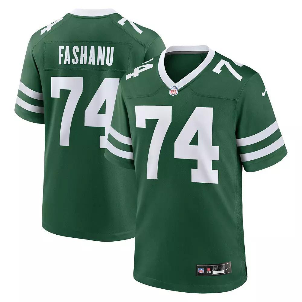 Men's Nike Olu Fashanu Gotham Green New York Jets Player Game Jersey,  Product Image