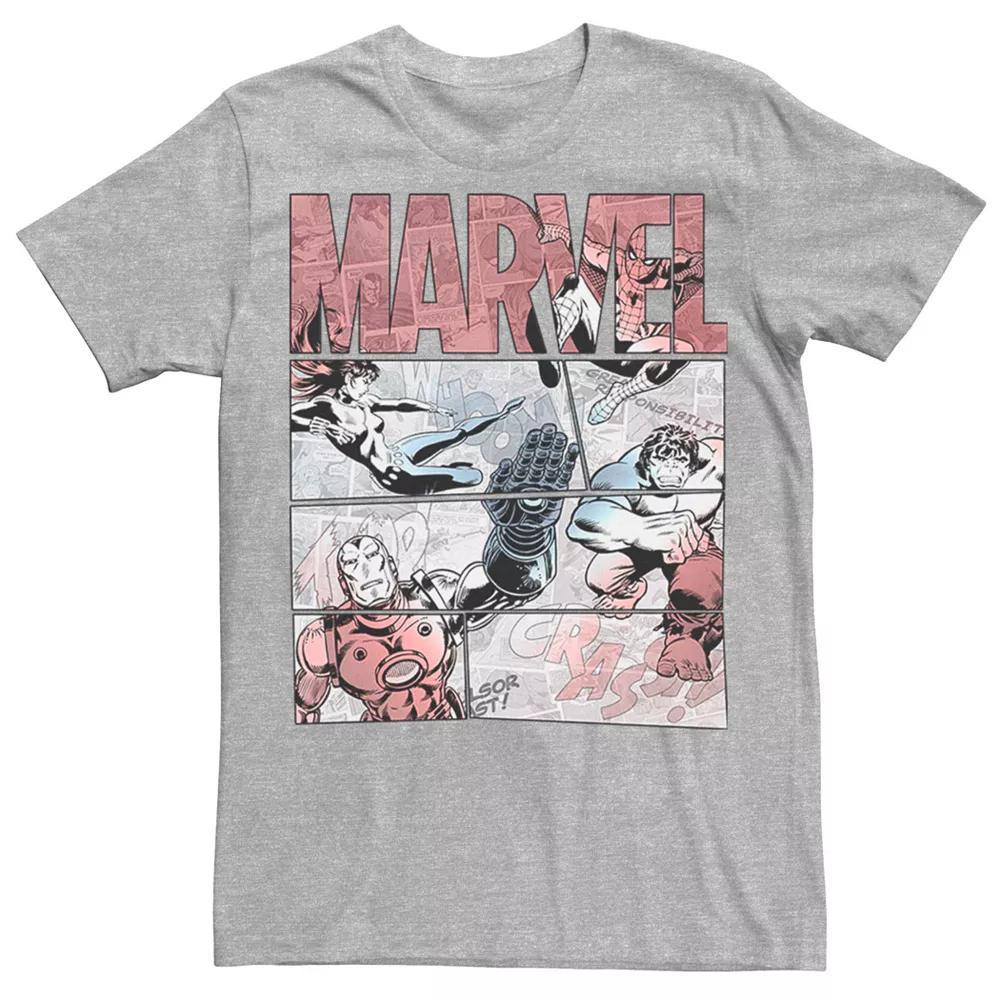 Men's Marvel Comics Hero Panels Fill Tee,  Product Image