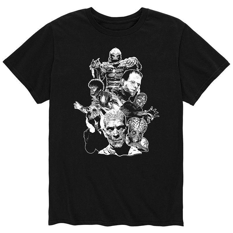 Big & Tall Universal Monsters Monster Group Graphic Tee, Mens Product Image