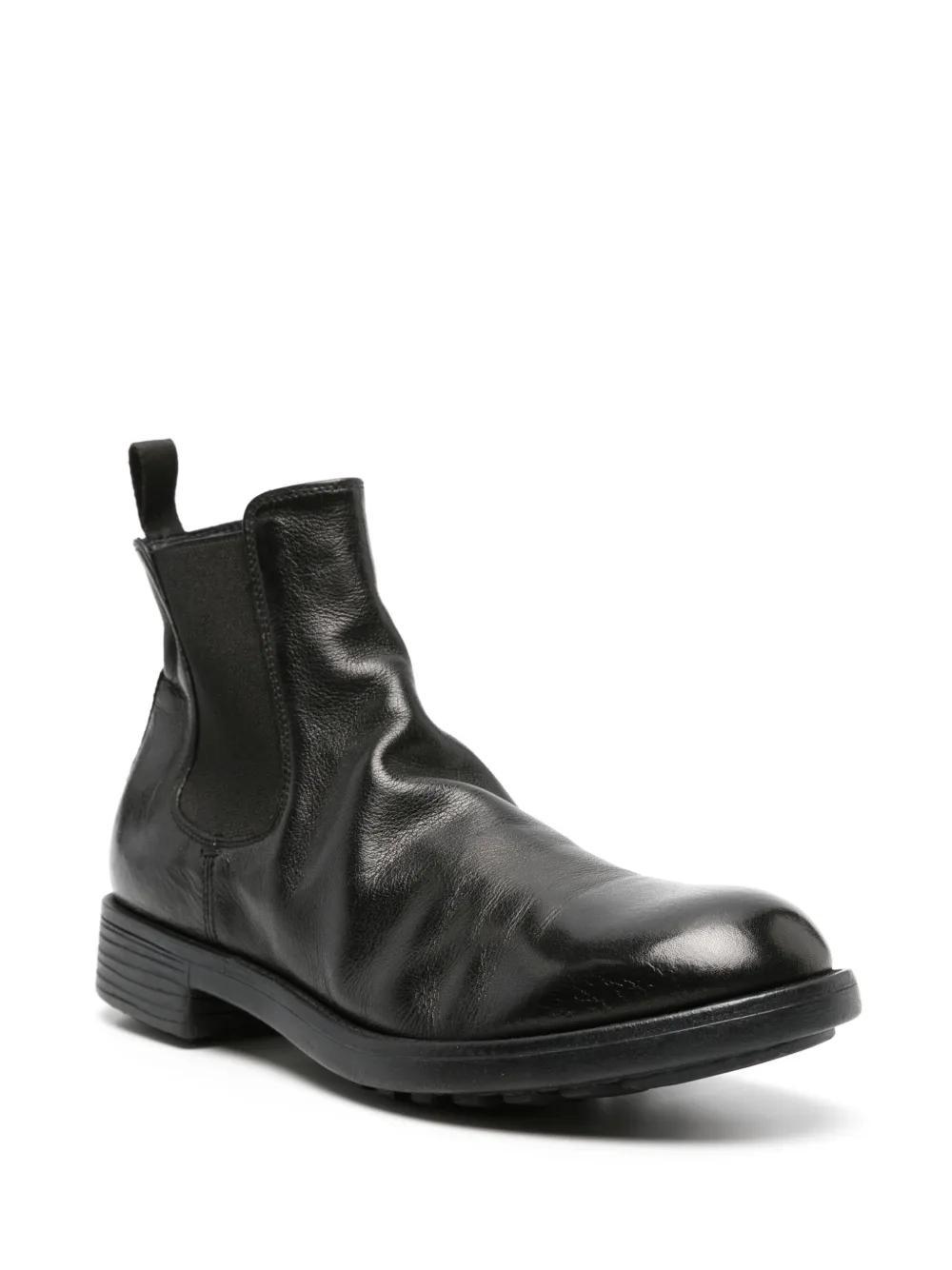 OFFICINE CREATIVE Sergeant 102 Chelsea Boots In Black Product Image