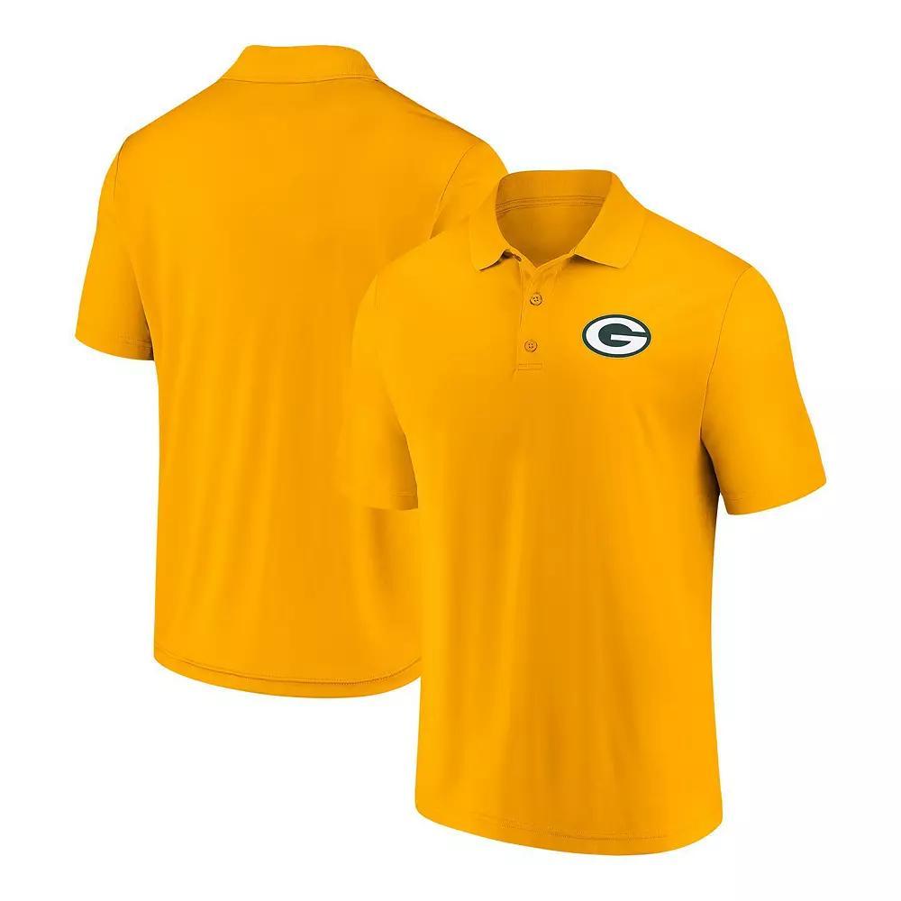 Men's Fanatics Branded Gold Green Bay Packers Component Polo, Size: 2XL Product Image