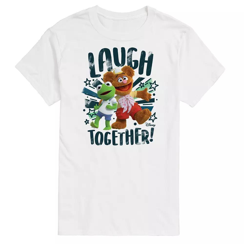 Disney's Muppet Babies Men's Laugh Together Graphic Tee, Size: XXL, White Product Image