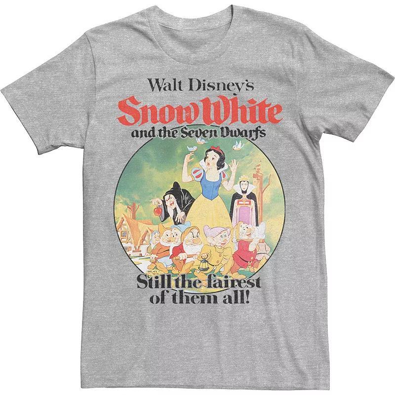 Disney's Snow White Still The Fairest Of Them All Men's Tee, Size: Medium, Athletic Grey Product Image