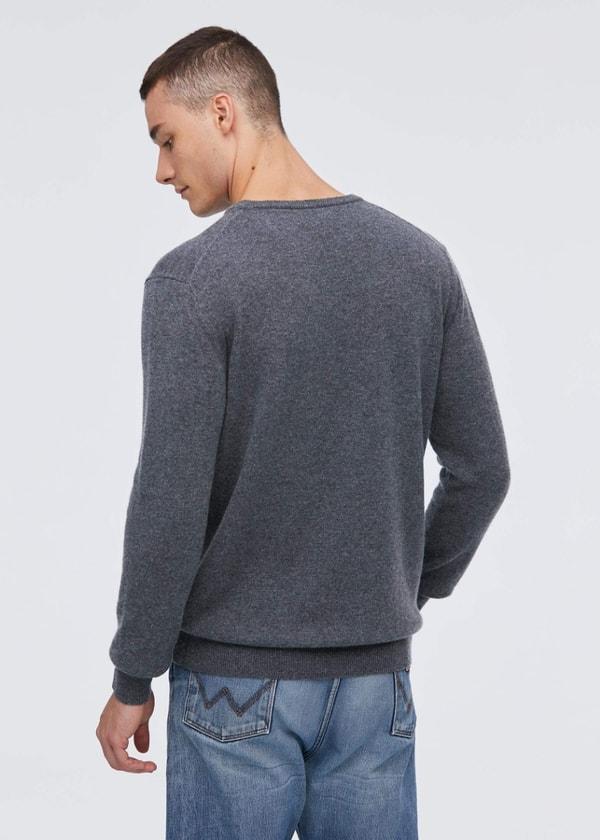 Crew Neck  Classic  Soft Cashmere Sweater For Men Product Image