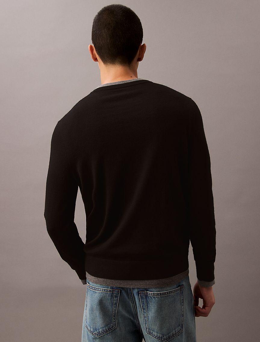 Extra Fine Merino Blend Crewneck Sweater Product Image