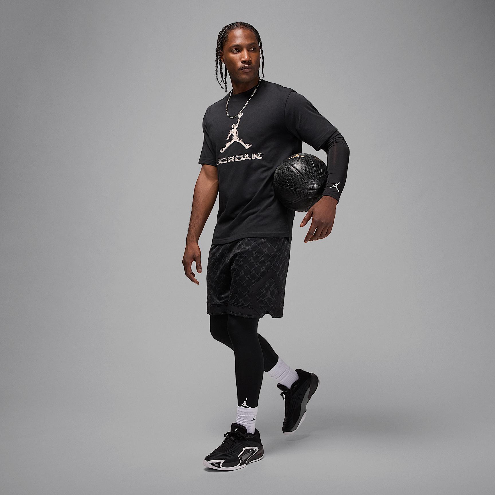 Mens Jordan Sport Dri-FIT Printed Diamond Shorts | HQ8663-104 Product Image