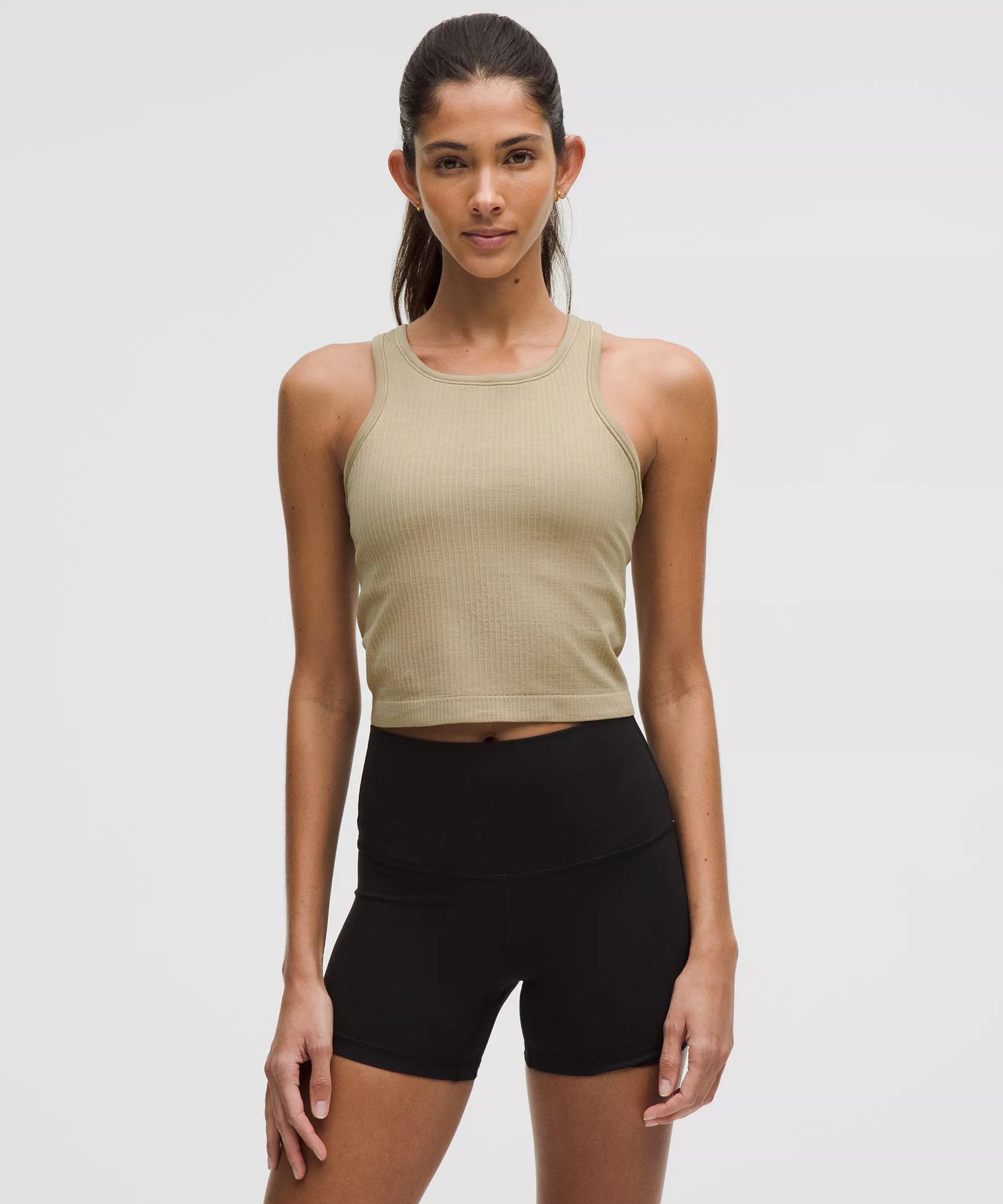 Ebb to Street Cropped Racerback Tank Top *Light Support, B/C Cup Product Image