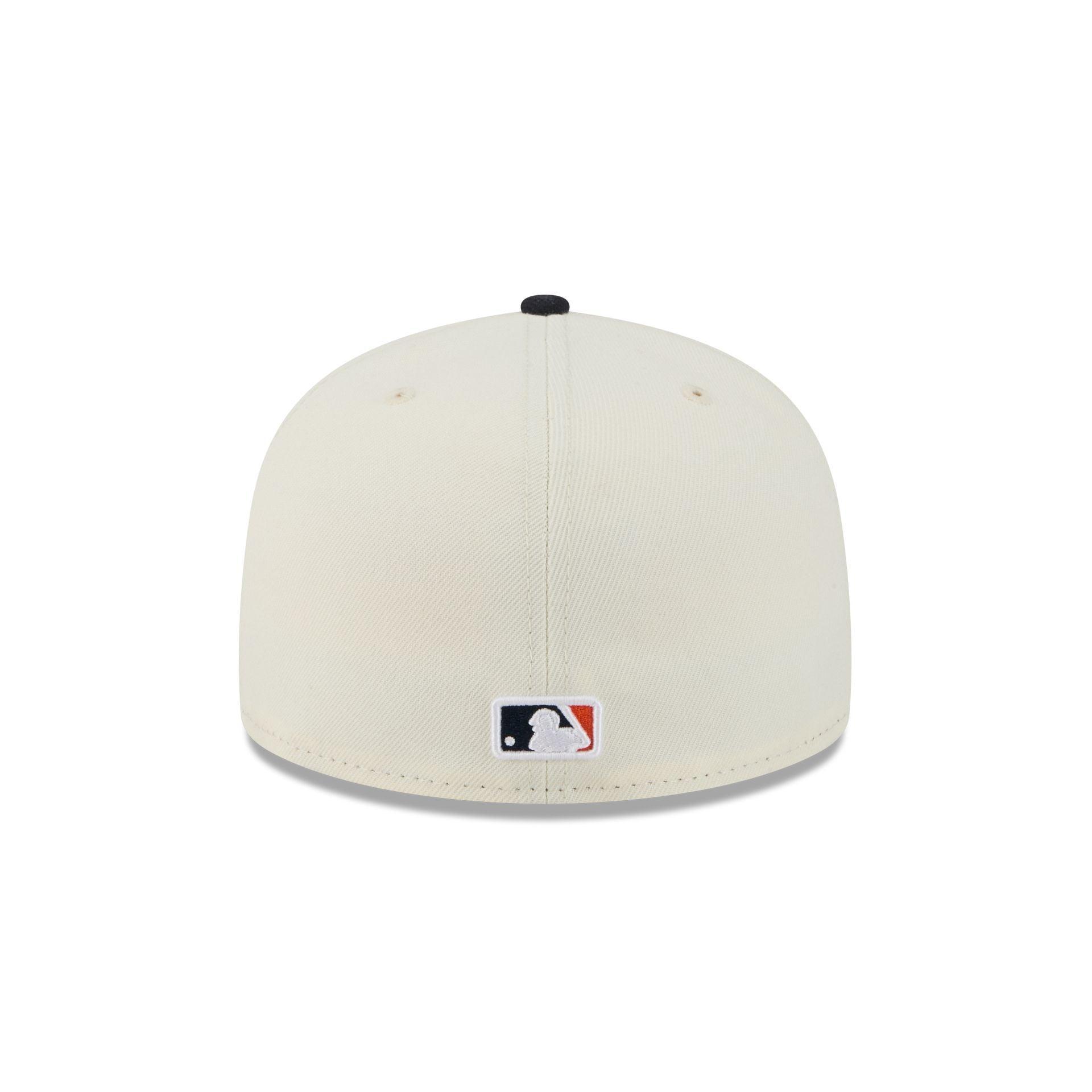 Cleveland Guardians Summer Derby White 59FIFTY A-Frame Fitted Hat Male Product Image