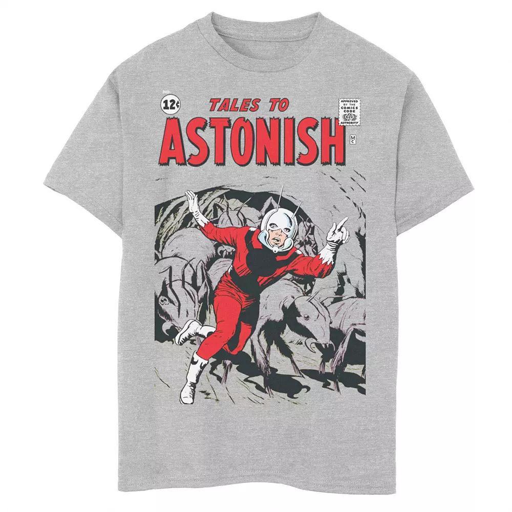 Boys Husky Marvel Ant-Man Running Ants Background Retro Comics Graphic Tee, Boy's,  Product Image
