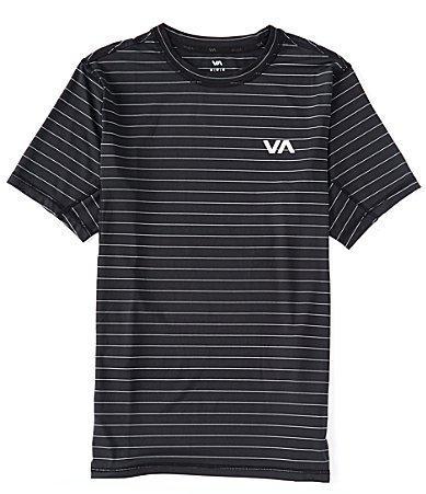 RVCA Short-Sleeve Sport Vent Striped T Product Image