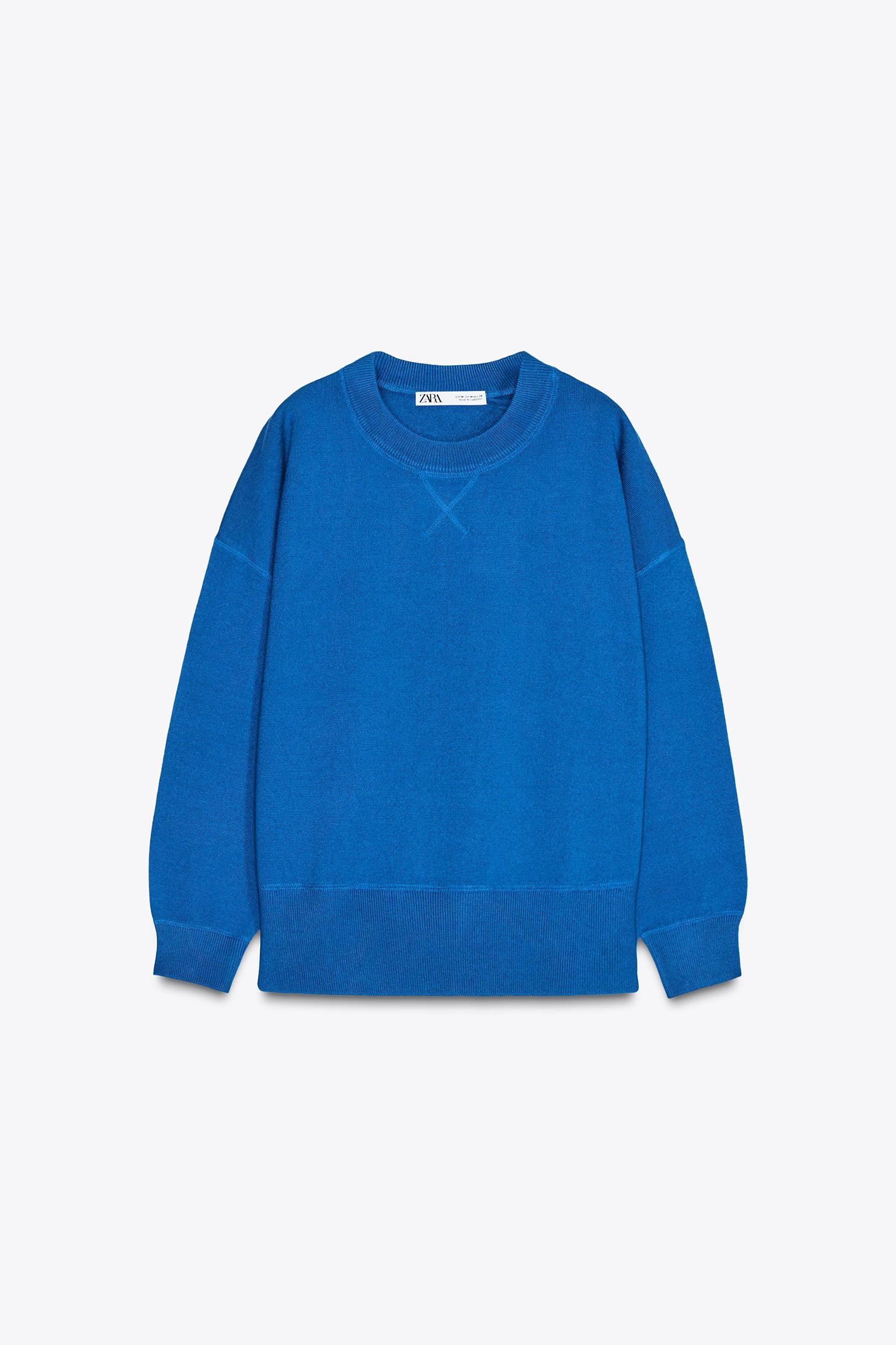 PLAIN KNIT SWEATSHIRT Product Image