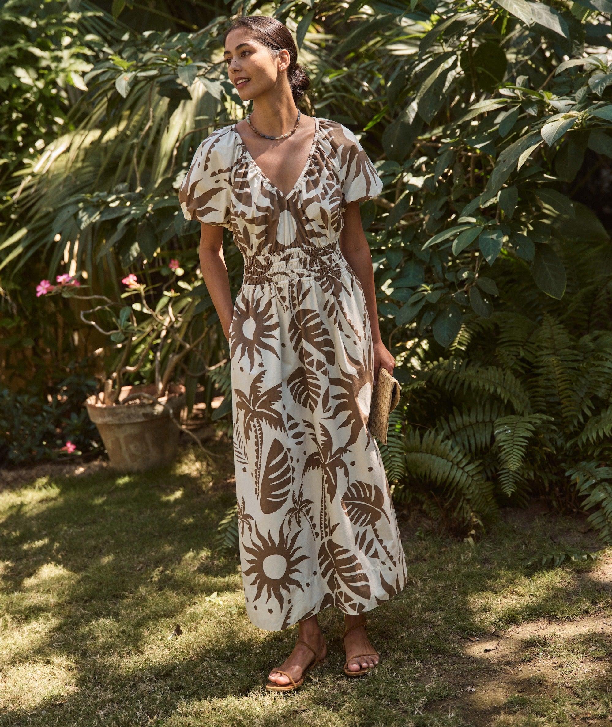 Emery Poplin Midi Dress Product Image