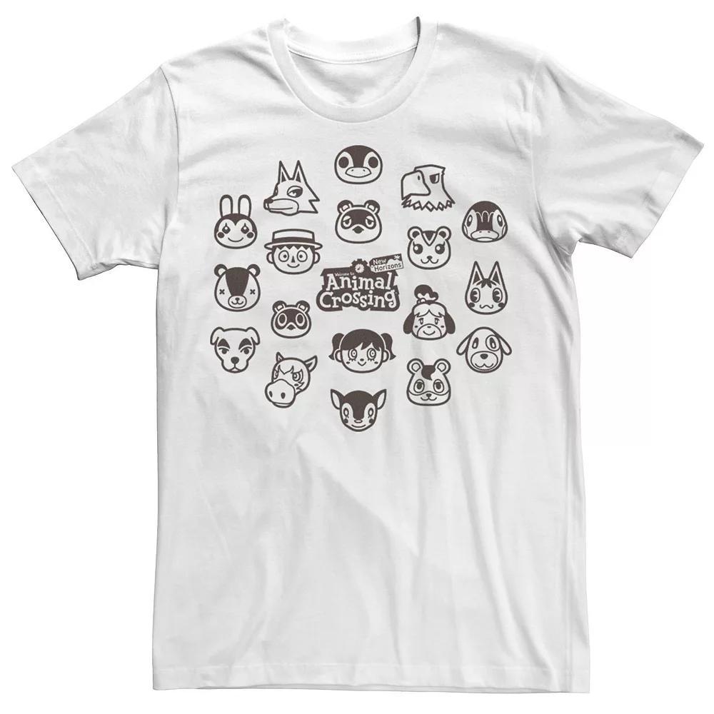Men's Animal Crossing New Horizons Group Shot Villagers Tee,  Product Image