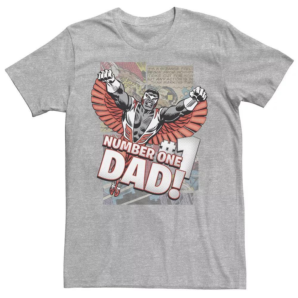 Men's Marvel Falcon Retro #1 Dad Short Sleeve Tee,  Product Image