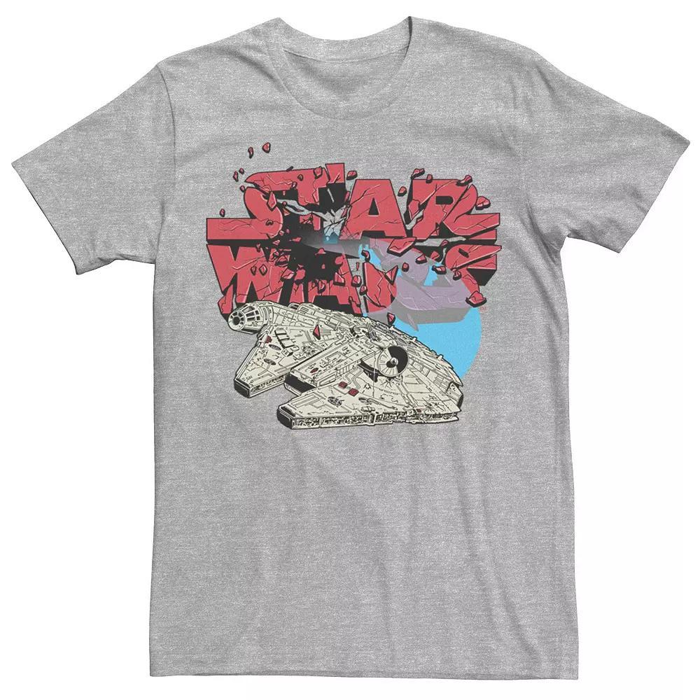 Men's Star Wars Millennium Falcon Crash Logo B1P Tee,  Product Image