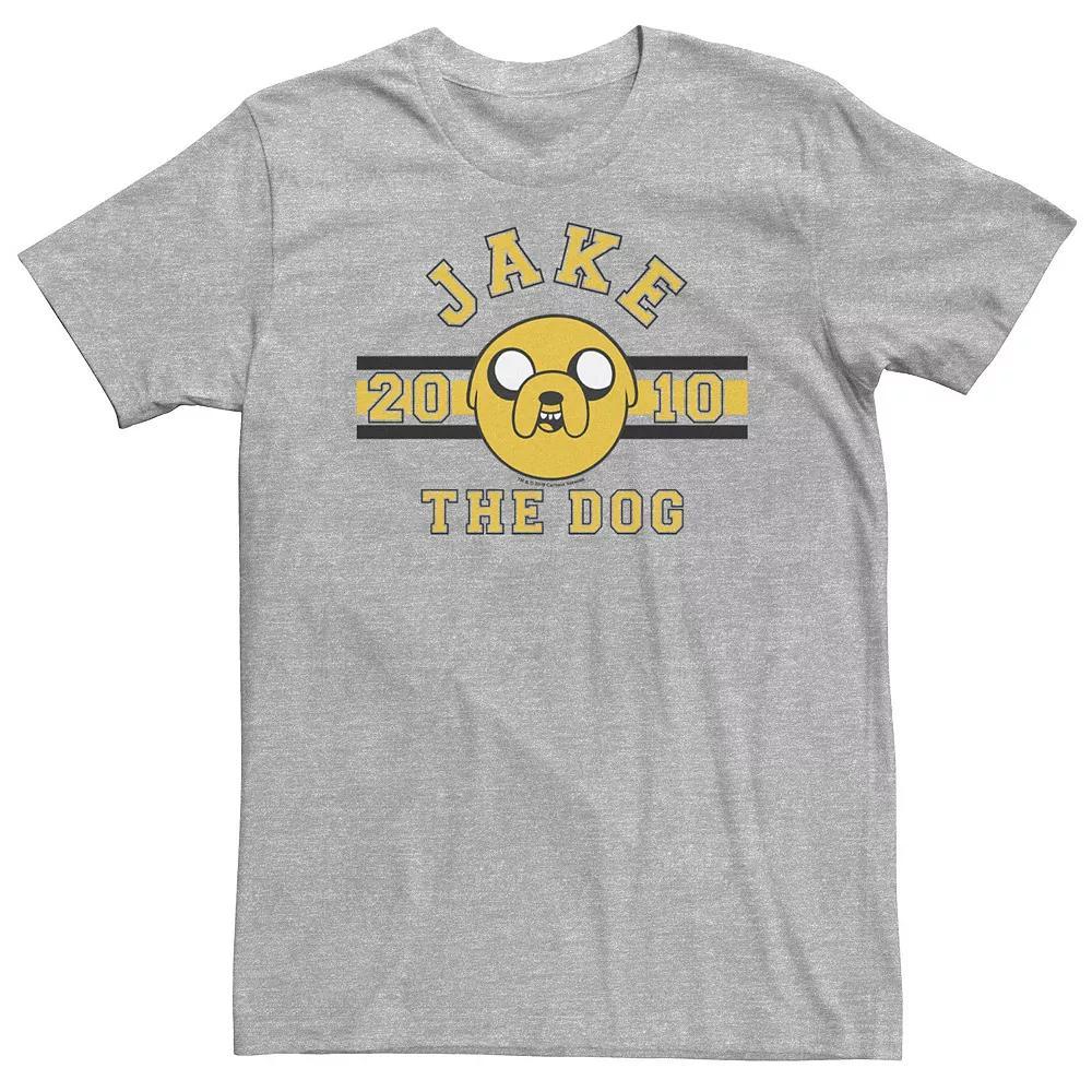 Big & Tall Adventure time Jake The Dog 2010 Head Shot Tee, Men's, Size: 4XL, Athletic Grey Product Image