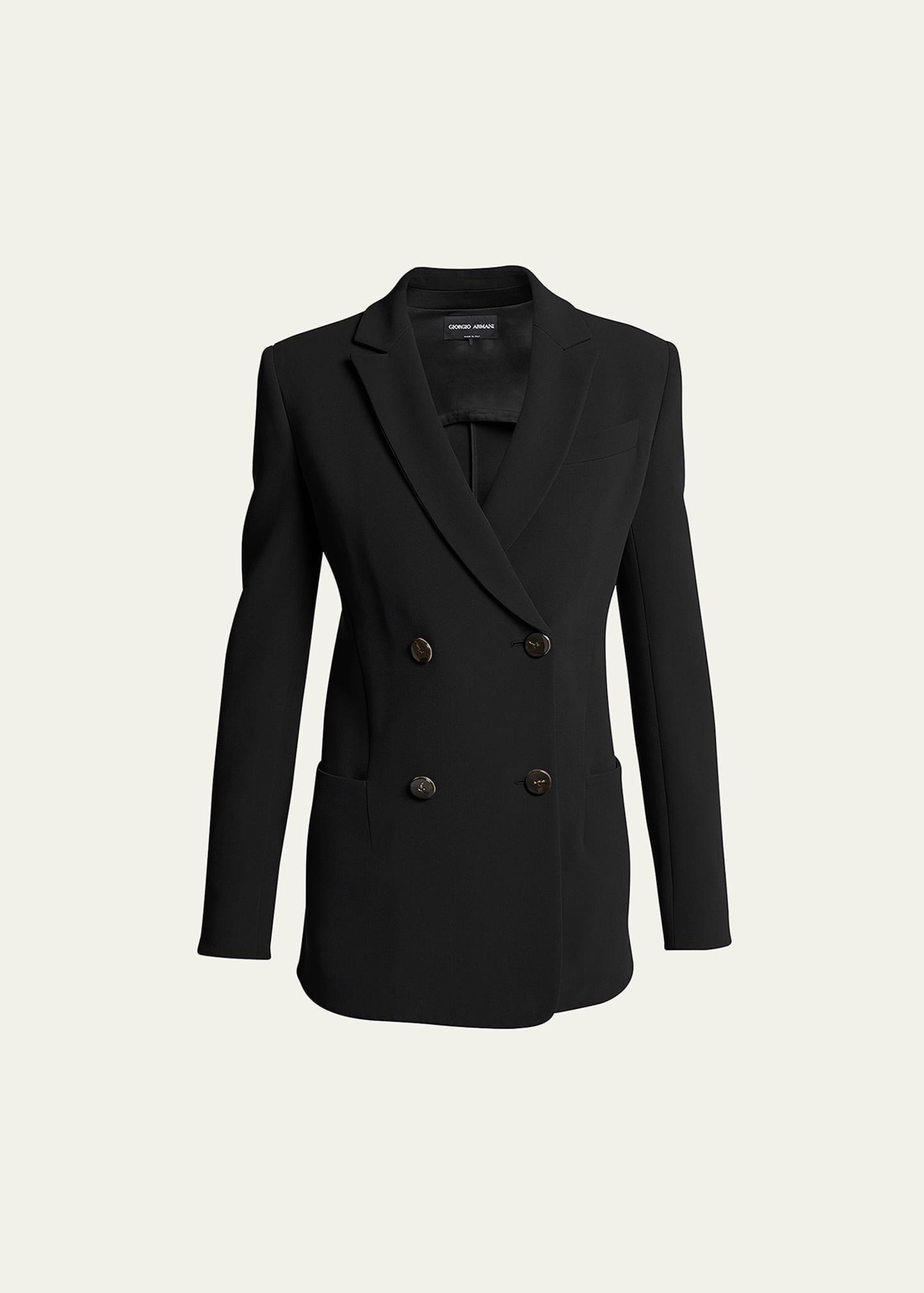 Womens Oversized Double-Breasted Jacket Product Image