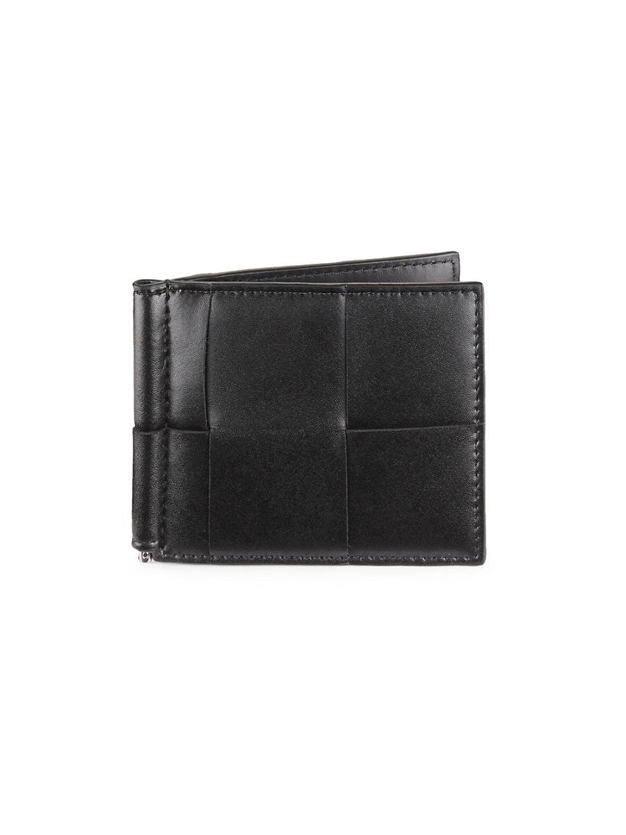 Mens Intrecciato Leather Bifold Wallet Product Image