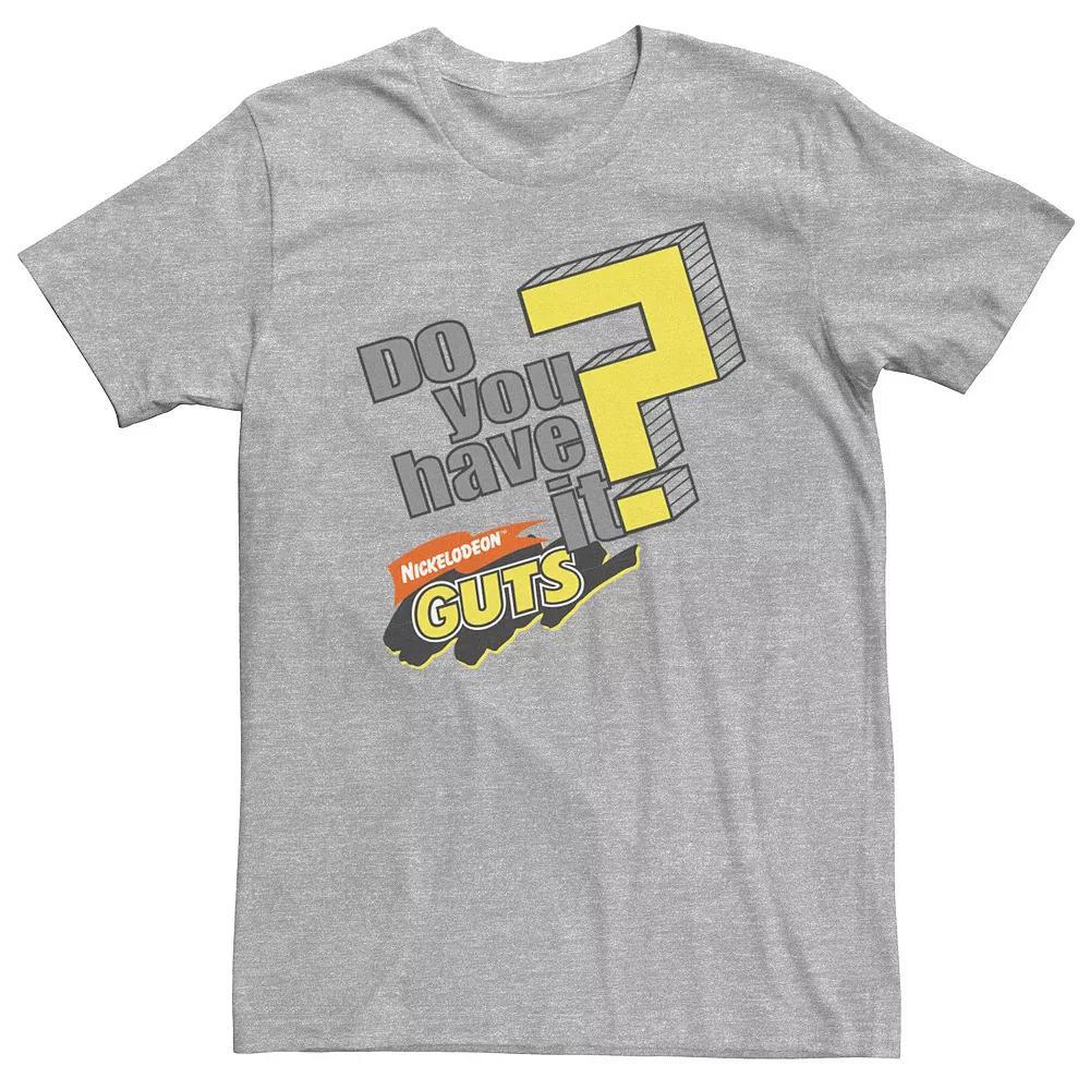 Big & Tall Nickelodeon Guts Do You Have It Vintage Question Logo Tee, Men's,  Product Image