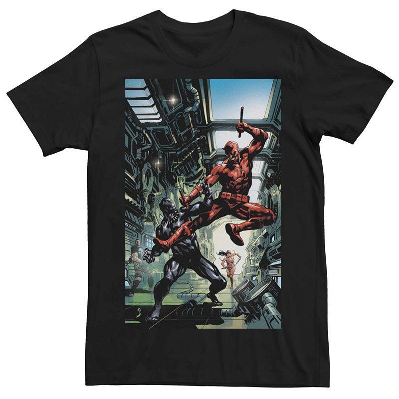 Men's Marvel Avengers Fight Comic Cover Tee,  Product Image