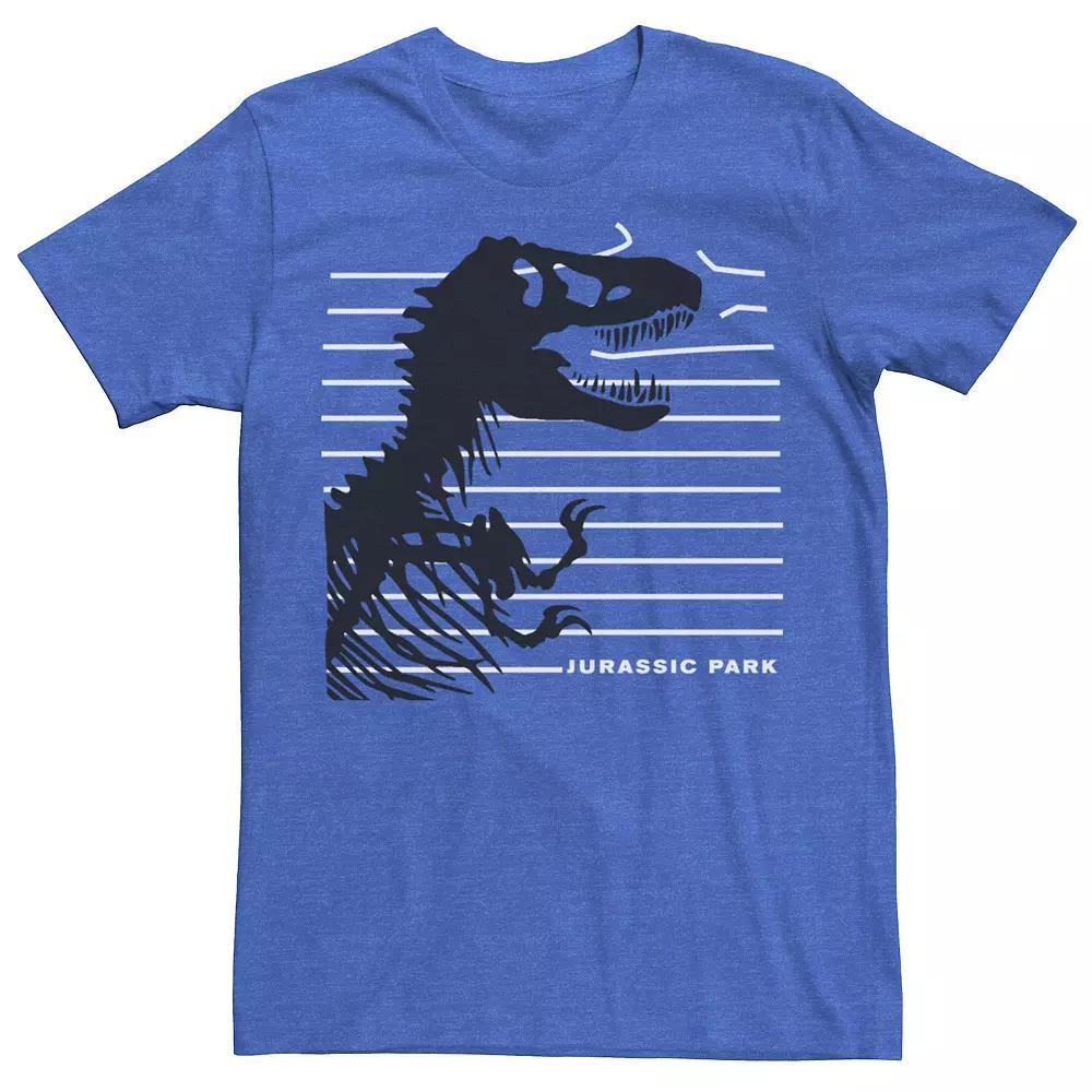 Men's Jurassic Park T-Rex Skeleton Fence Breakthrough Tee,  Product Image
