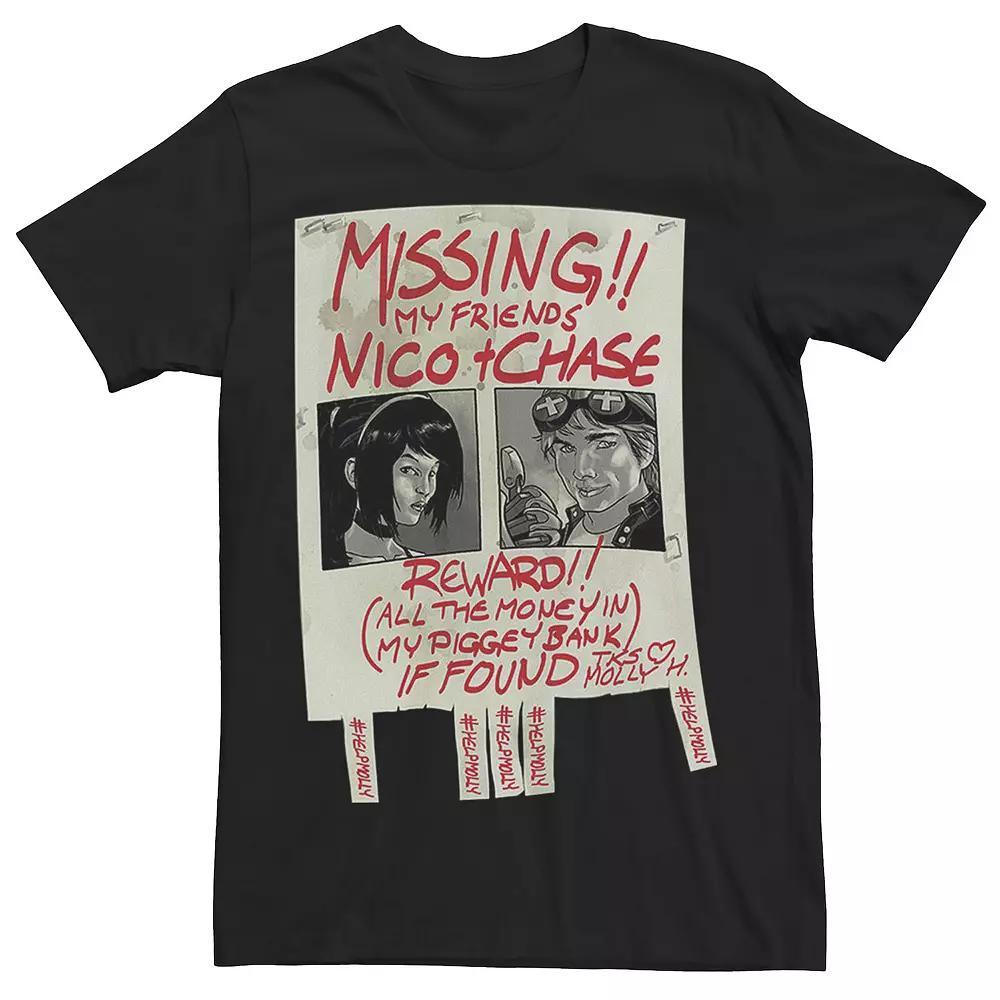 Men's Marvel Runaways Missing Poster Tee,  Product Image