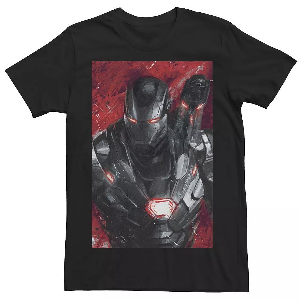 Men's Marvel Avengers Endgame War Machine Painting Graphic Tee, Size: XXL, Black Product Image