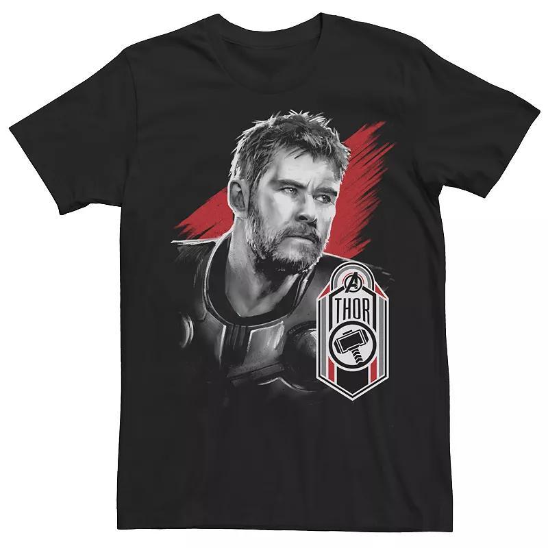 Men's Marvel Avengers Thor Tag Tee, Size: Large, Black Product Image