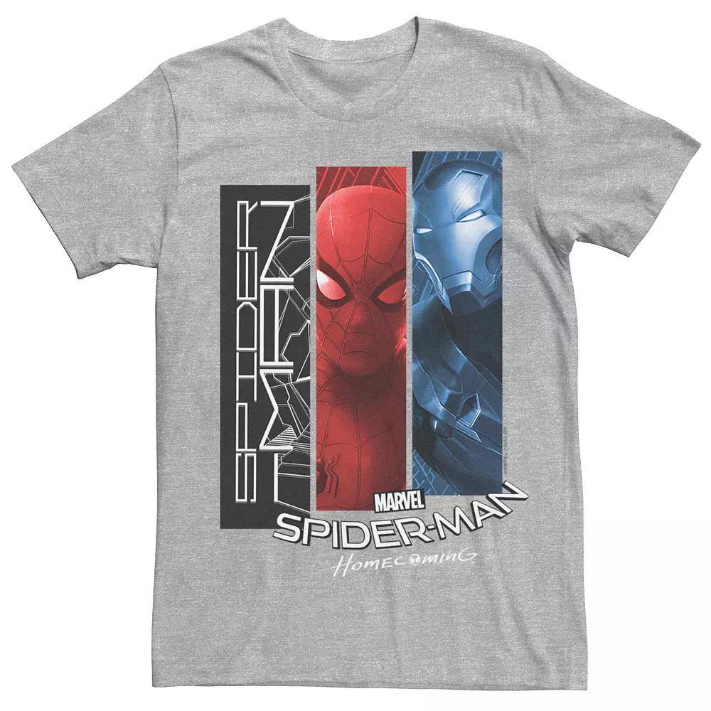 Men's Marvel Spider-Man Iron Man Panel Graphic Tee,  Product Image