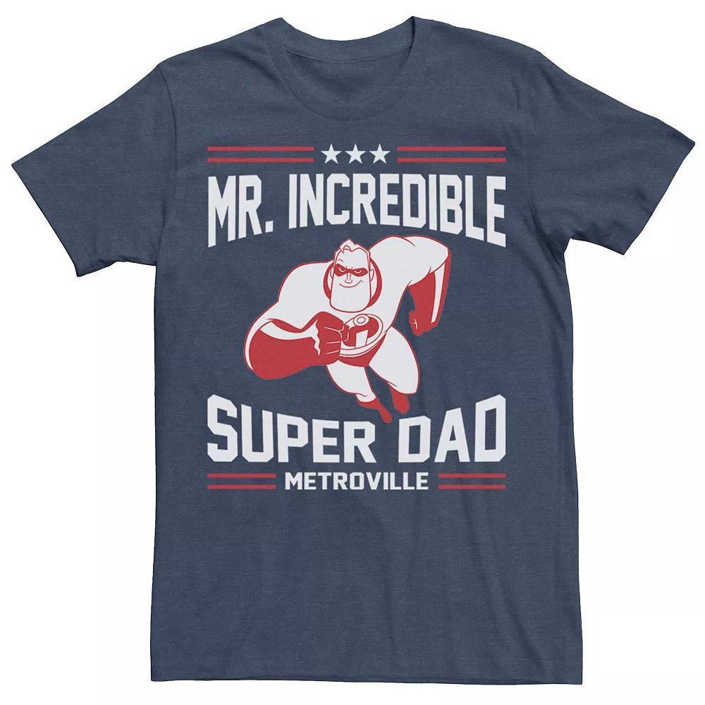 Disney / Pixar's The Incredibles Men's Super Dad Tee, Size: Small, Grey Product Image