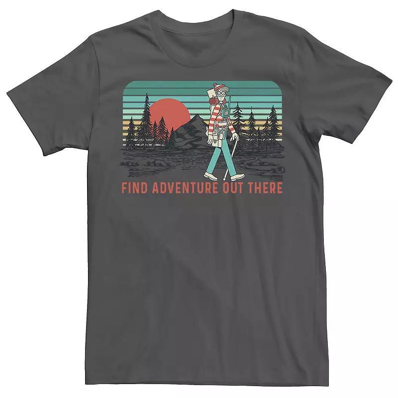 Mens Wheres Waldo Find Adventure Out There Tee Grey Product Image