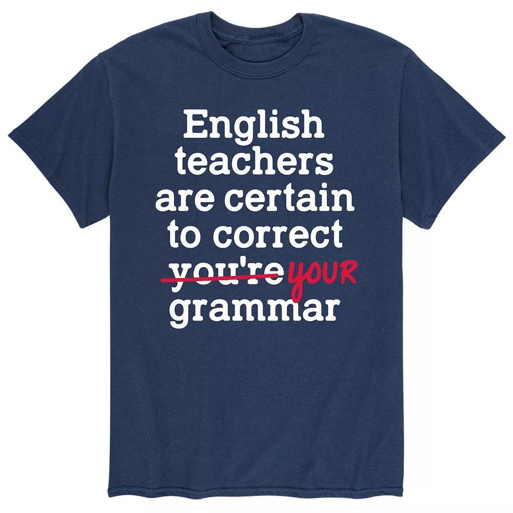Men's English Teachers Grammer Tee,  Product Image