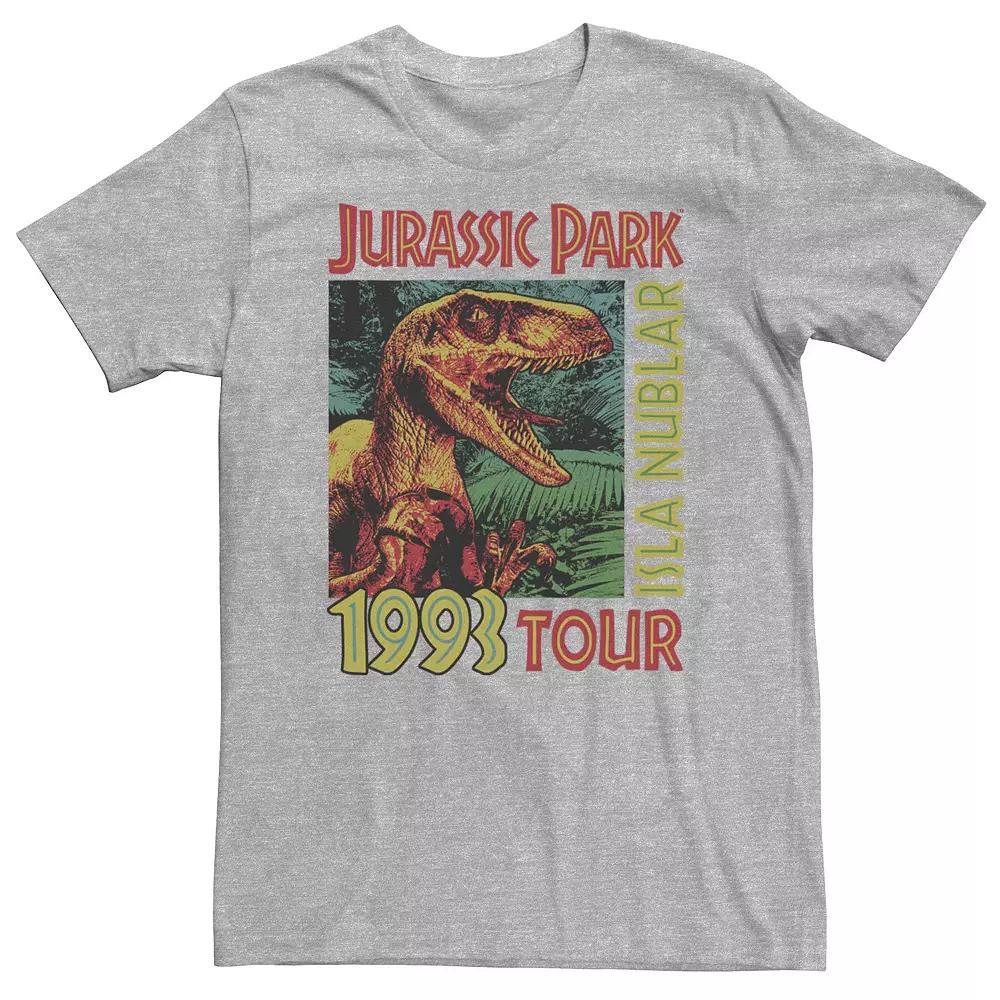 Big & Tall Jurassic Park Isla Nublar 1993 Tour Poster Tee, Men's,  Product Image