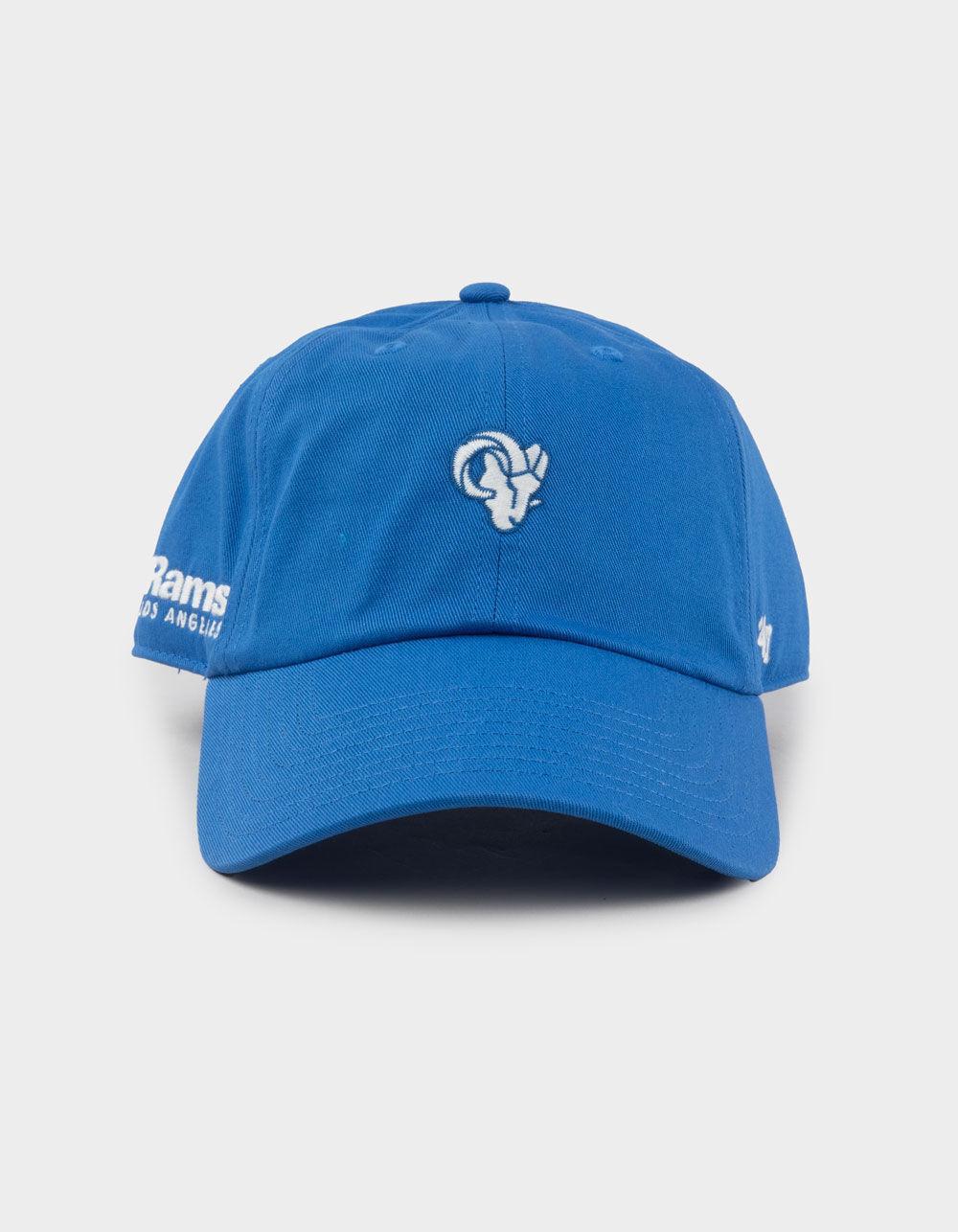 47 BRAND Los Angeles Rams Foundational '47 Clean Up Strapback Hat - BLUE Product Image
