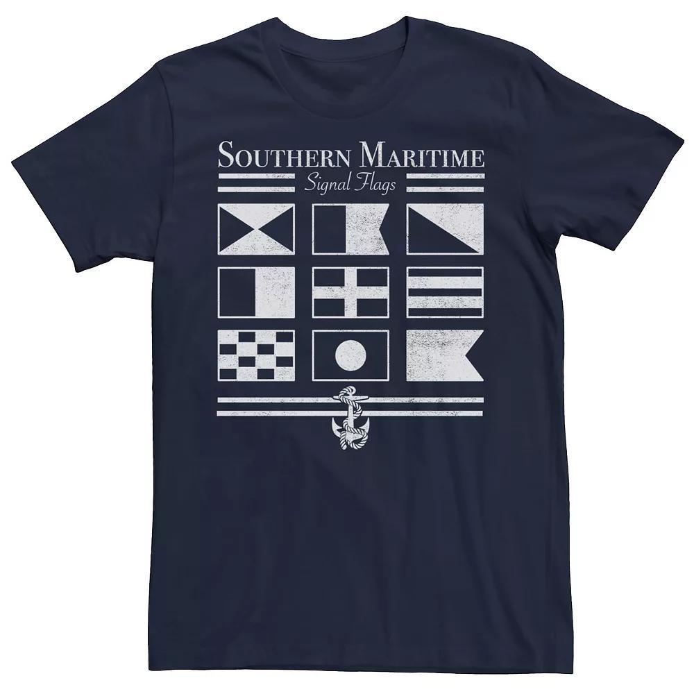 Men's Southern Maritime Flags Grid Tee,  Product Image