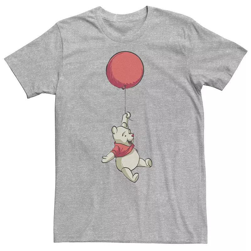 Disney's Winnie The Pooh Big & Tall Floating Red Balloon Tee, Men's,  Product Image