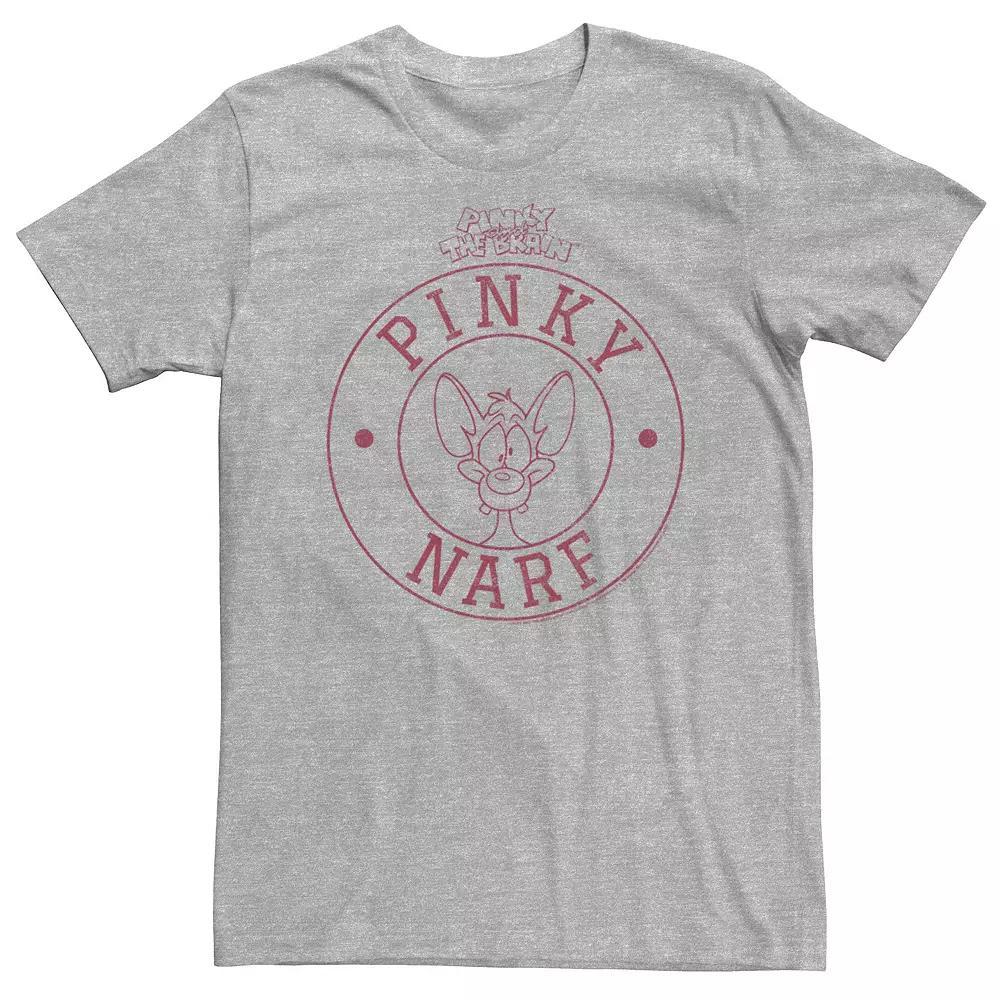 Big & Tall Pinky And The Brain Pinky Narf Logo Tee, Men's,  Product Image