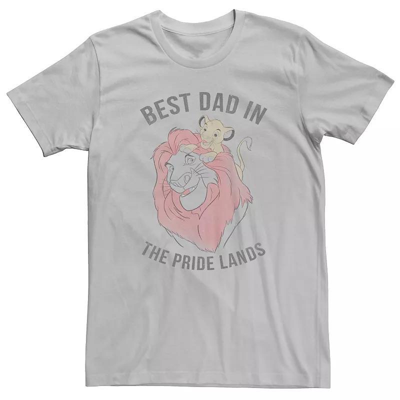 Disneys Lion King Simba Mufasa Mens Best Dad In The Pride Lands Tee Product Image