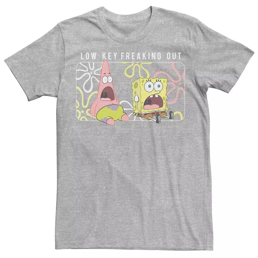 Men's Spongebob Patrick Low Key Freaking Out Tee,  Product Image