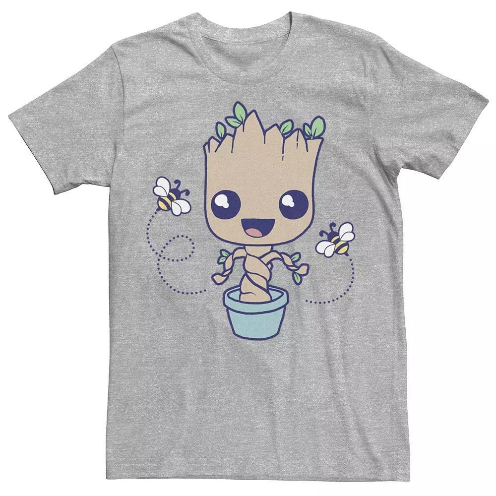 Men's Marvel Groot Hello Spring Bees Tee,  Product Image