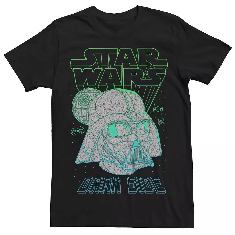 Big & Tall Star Wars Darth Vader Gradient Lines Dark Side Graphic Tee, Men's,  Product Image