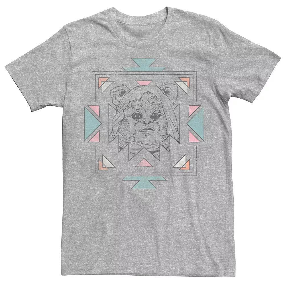 Men's Star Wars Ewok Geometric Framed Portrait Tee,  Product Image