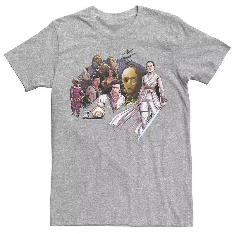 Men's Star Wars: The Rise of Skywalker Sith Trooper Villain Tee, Size: 3XL, Athletic Grey Product Image