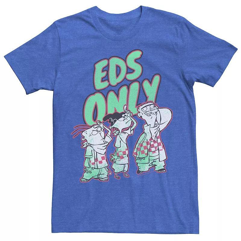 Men's Ed, Edd & Eddy Eds Only Portrait Tee, Size: Large, Navy Grey Product Image