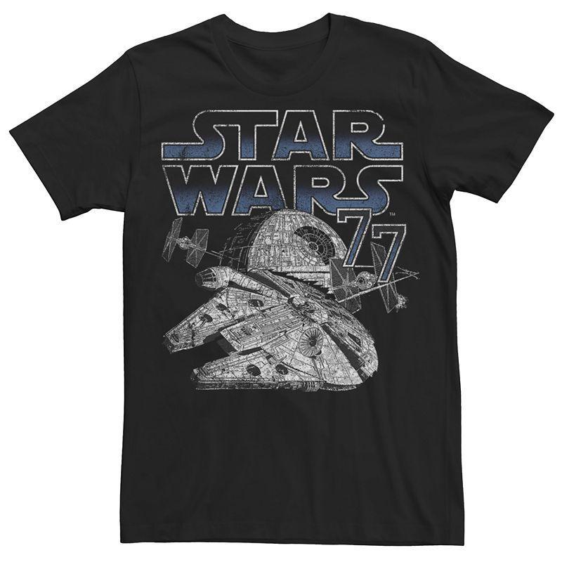 Men's Star Wars Space Battle Poster Tee,  Product Image