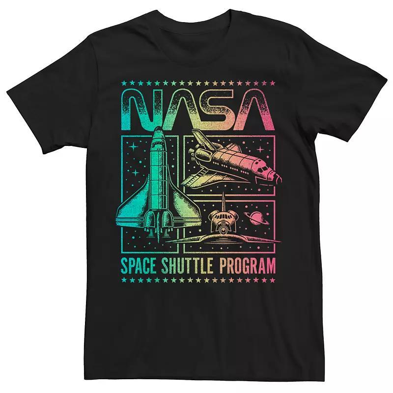 Mens NASA Gradient Space Shuttle Program Poster Tee Product Image